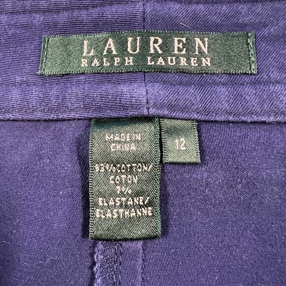 Lauren Ralph Lauren Classic Navy Pencil Skirt | Women's 12 - Picture 3 of 7